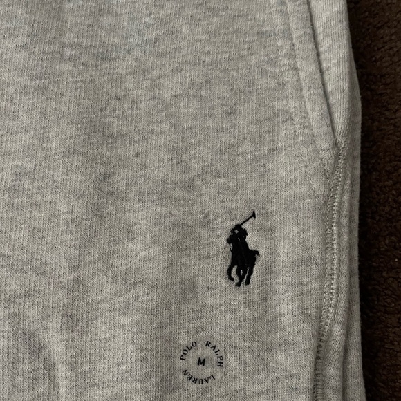 Ralph Lauren Polo Fleece Sweat Pants Grey - Picture 4 of 5